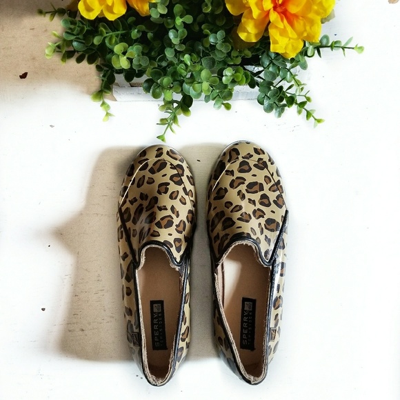 Sperry Shoes - SPERRY • leopard waterproof rubber booties